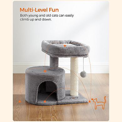 Cat Tree With Sisal-covered Scratching Posts
