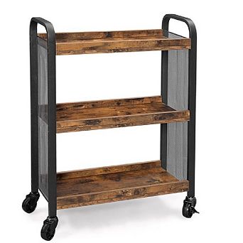 Slim Kitchen Cart For Narrow Spaces, Rolling Storage Cart