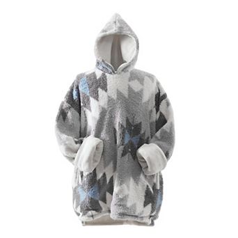 Coleman® Geometric Print Wearable Throw Blanket Hoodie