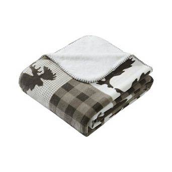 Coleman® Nature Print Reversible Faux Fur Throw Blanket