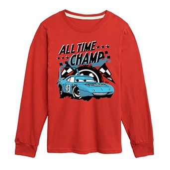 Disney / Pixar's Cars Boys 8-20 All Time Champ Long Sleeve Graphic Tee