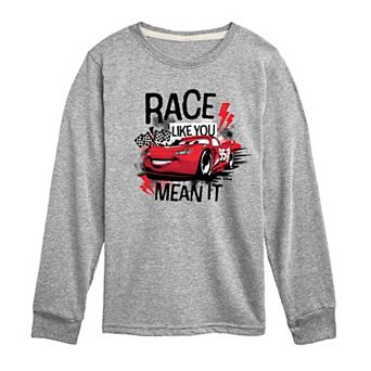 Disney / Pixar's Cars Boys 8-20 Race Like You Mean It Long Sleeve Graphic Tee