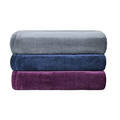 Columbia Super Soft Plush Fleece Throw Blanket