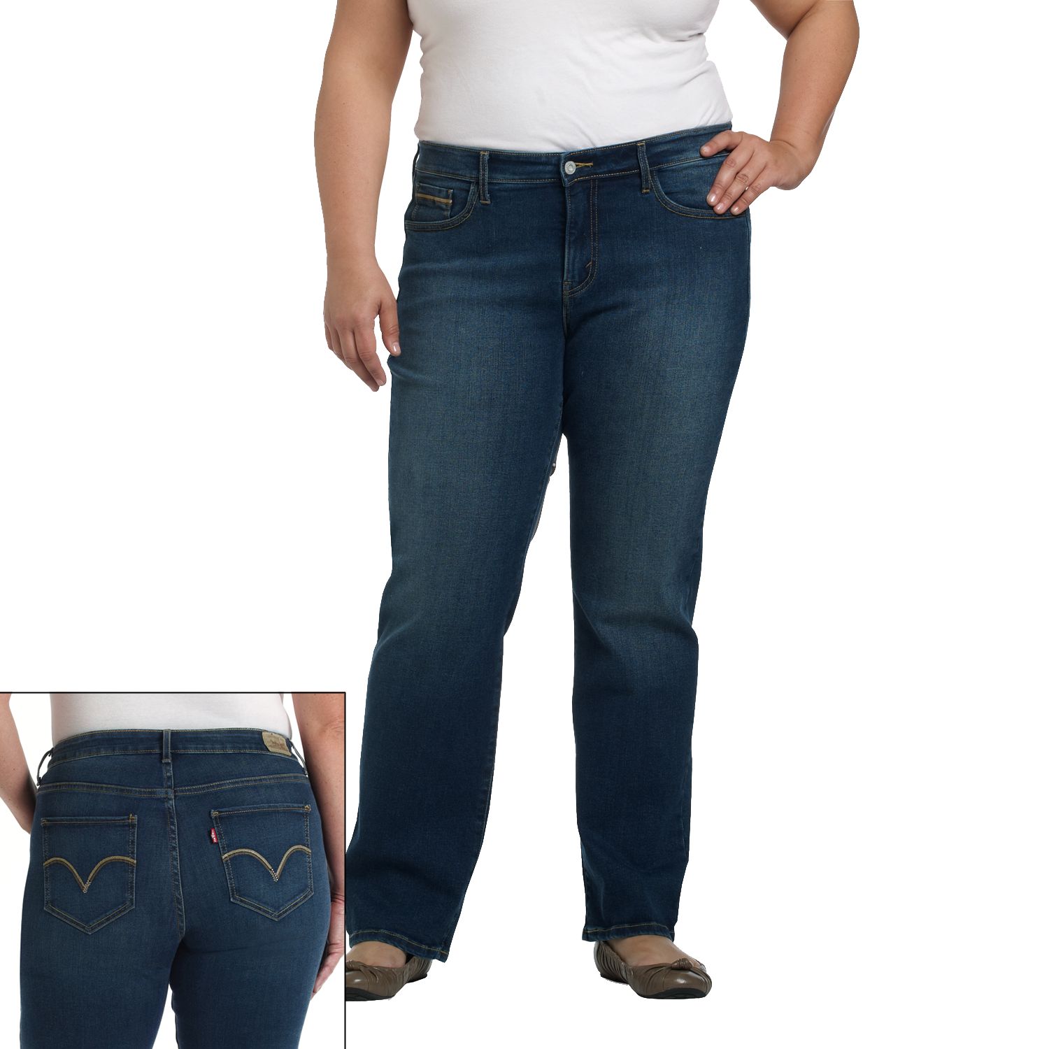 women's levi's 512 straight leg jeans