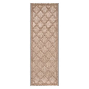 Nourison Modern Trellis Indoor/Outdoor Area Rug