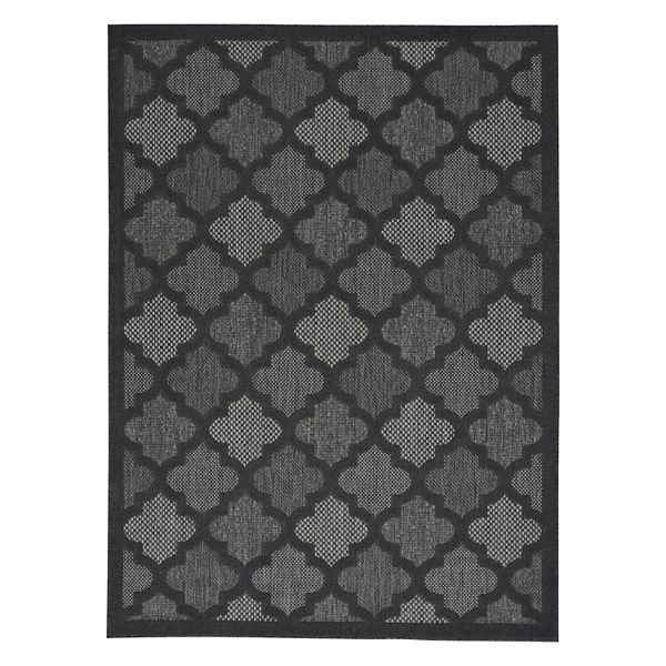 Nourison Modern Trellis Indoor/Outdoor Area Rug