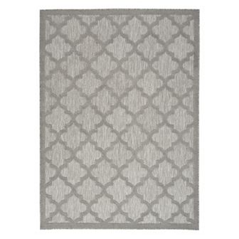 Nourison Modern Trellis Indoor/Outdoor Area Rug