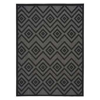 Nourison Versatile Modern Diamond Indoor/Outdoor Area Rug