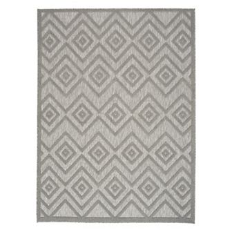 Nourison Versatile Modern Diamond Indoor/Outdoor Area Rug