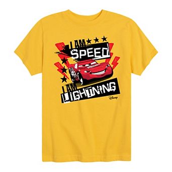 Disney / Pixar's Cars Boys 8-20 I Am Speed I Am Lightning Graphic Tee