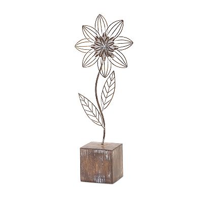 Melrose 2-Piece Metal Floral Table Decor
