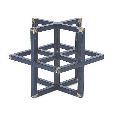 Melrose 2-Piece Metal Star Sculpture Table Decor