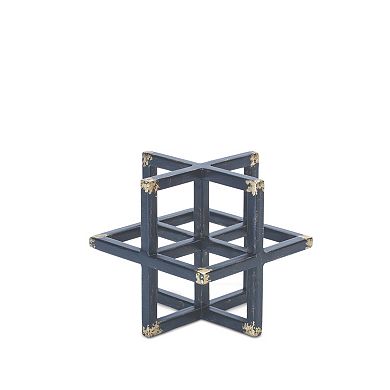 Melrose 2-Piece Metal Star Sculpture Table Decor