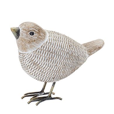 Melrose 2-Piece Wicker Bird Figurine Table Decor