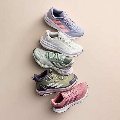 adidas gazelle silver green womens Adidas Women's Supernova Rise Sneaker in Ftw White/Linen Green Metalli –  Mitten Running Co main image 1