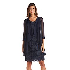 R&M Richards Womens Plus Size Beaded Chiffon Jacket Dress : :  Clothing, Shoes & Accessories