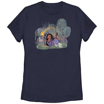 Disney's Wish Juniors' Asha Laying On The Grass Graphic Tee