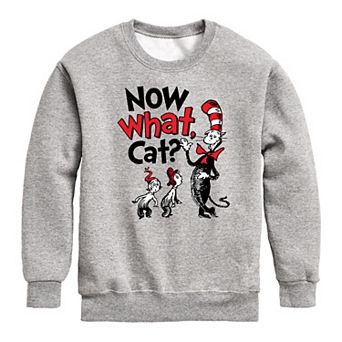 Boys 8-20 Dr. Seuss Now What Cat Fleece Sweatshirt