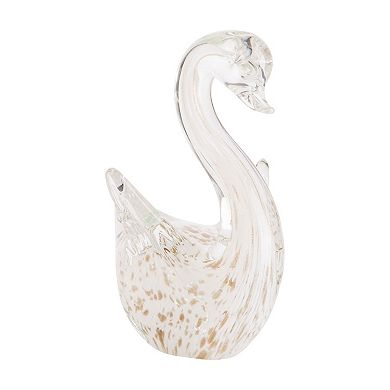 Home Essentials Glass Swan Table Décor