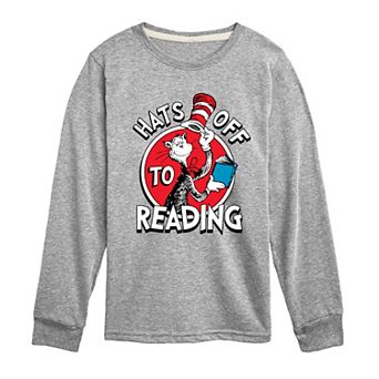 Boys 8-20 Dr. Seuss Hats Off To Reading Long Sleeve Graphic Tee