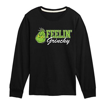 Boys 8-20 Dr. Seuss Feelin' Grinchy Long Sleeve Graphic Tee
