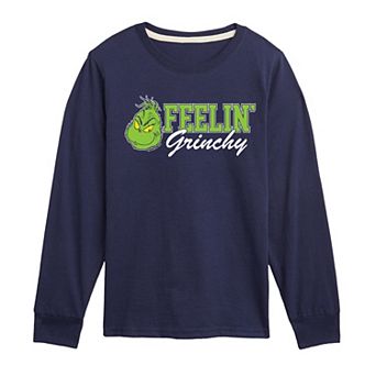 Boys 8-20 Dr. Seuss Feelin' Grinchy Long Sleeve Graphic Tee