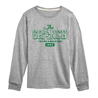 Boys 8-20 Dr. Seuss Grinch 1957 Long Sleeve Graphic Tee
