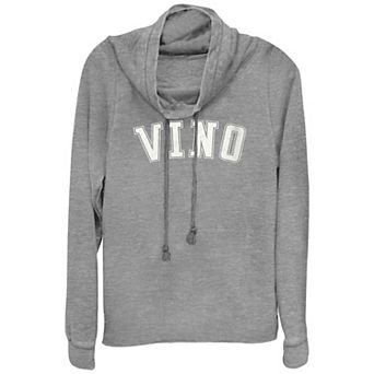Women's Vino Cowlneck Graphic Lightweight Long Sleeve