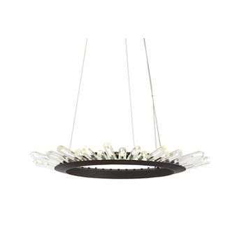 Elsa Adjustable Integrated LED Modern Crystal Pendant
