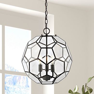 Bee Modern Bohemian Iron/Glass LED Pendant