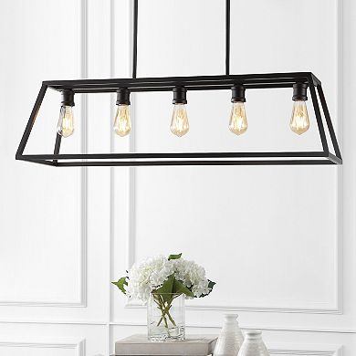 Floyd Adjustable Iron Farmhouse Vintage Led Dimmable Pendant