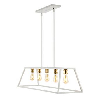 Floyd Adjustable Iron Farmhouse Vintage Led Dimmable Pendant