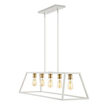 Floyd Adjustable Iron Farmhouse Vintage Led Dimmable Pendant