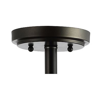 Allie Wood Beaded/metal Led Flush Mount