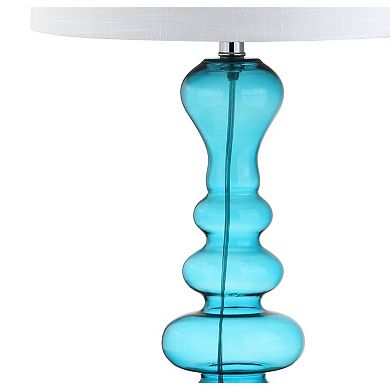 Madeline Curved Glass Led Table Lamp