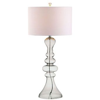 Madeline Curved Glass Led Table Lamp
