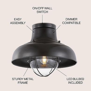 Cameron Metal LED Semi Flush Mount