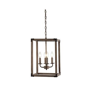 Magnolia Adjustable Iron Rustic Farmhouse LED Pendant