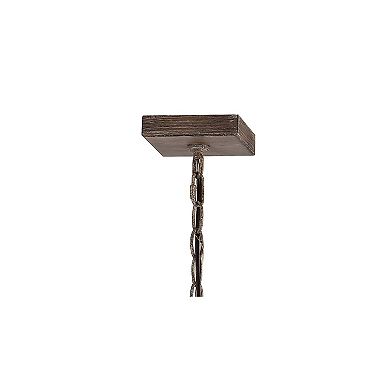 Magnolia Adjustable Iron Rustic Farmhouse LED Pendant