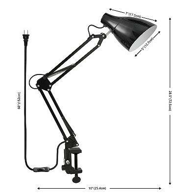 Task Light Adjustable Clamp