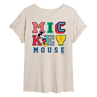 Disney's Mickey Mouse Juniors' Oversized Tee