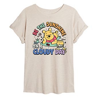 Disney's Winnie The Pooh Juniors' Be The Sunshine Oversized Tee