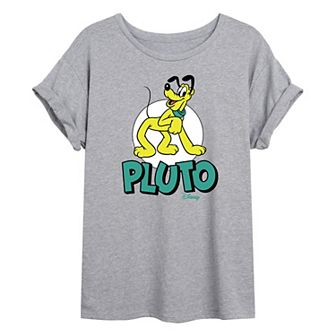 Disney's Pluto Juniors' Retro Oversized Tee