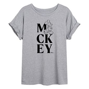 Disney's Mickey Mouse Juniors' Oversized Tee