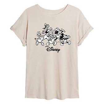 Disney's Mickey Mouse & Friends Juniors' Oversized Tee