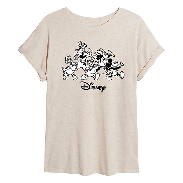 Disney's Mickey Mouse & Friends Juniors' Oversized Tee