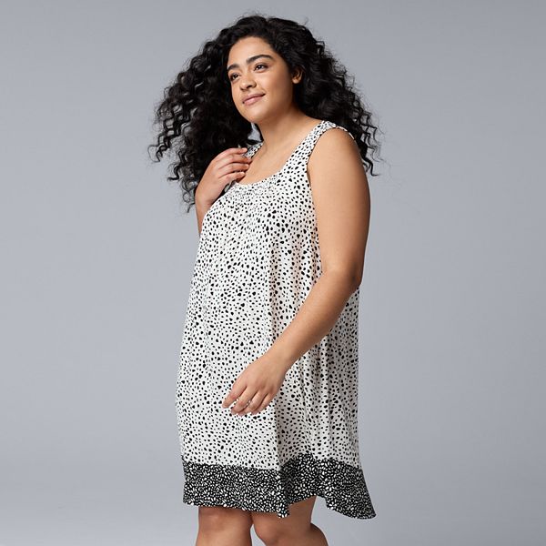 Plus Size Simply Vera Vera Wang Chemise