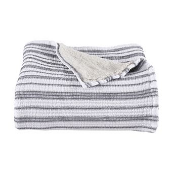 Five Queens Court Crystal Cove Reversible Throw Blanket