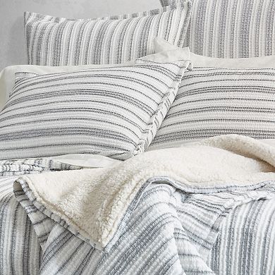 Five Queens Court Crystal Cove Reversible Throw Blanket