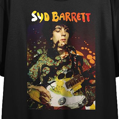 Juniors' Syd Barrett Retro Gradient Graphic Tee